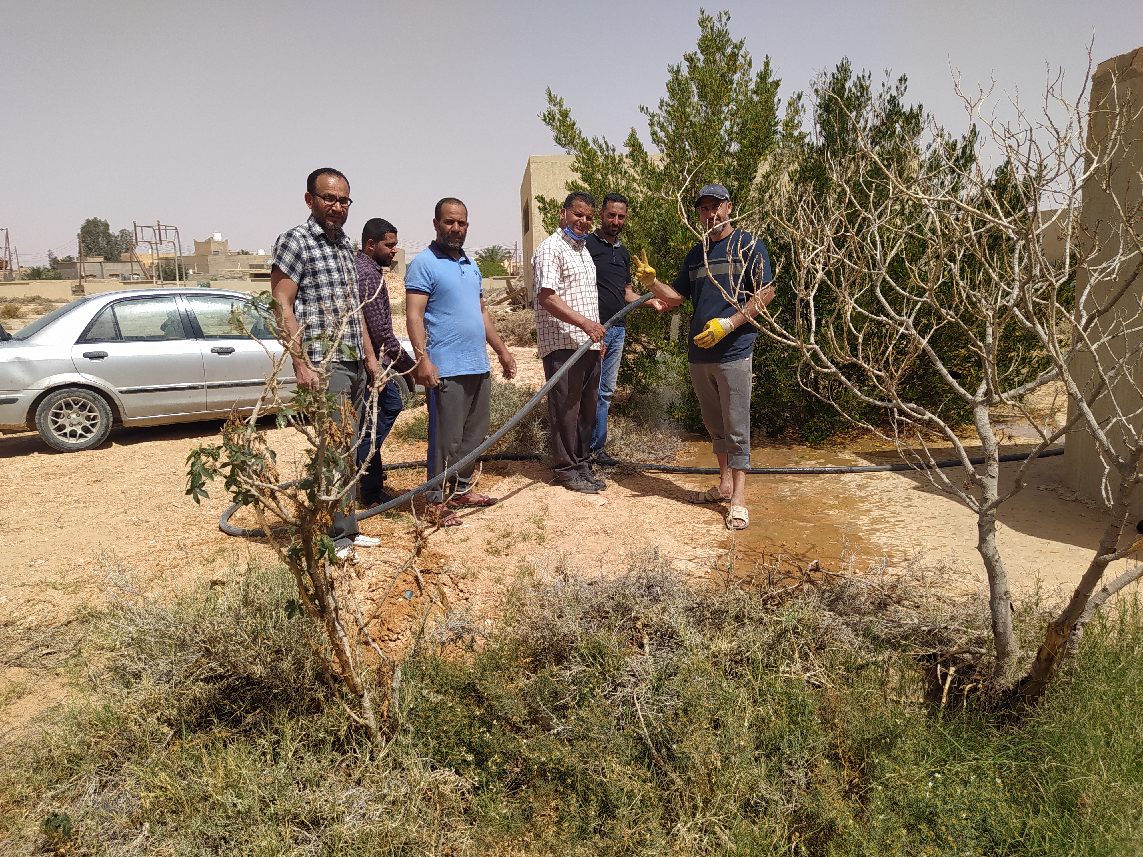 صيانة بئر الكلية بالمجهودات الذاتية